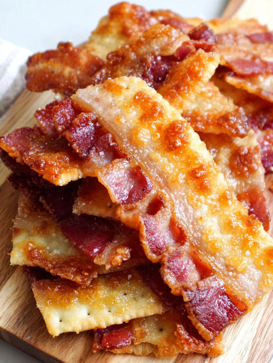 Bacon Crackers Sweet Savory.
