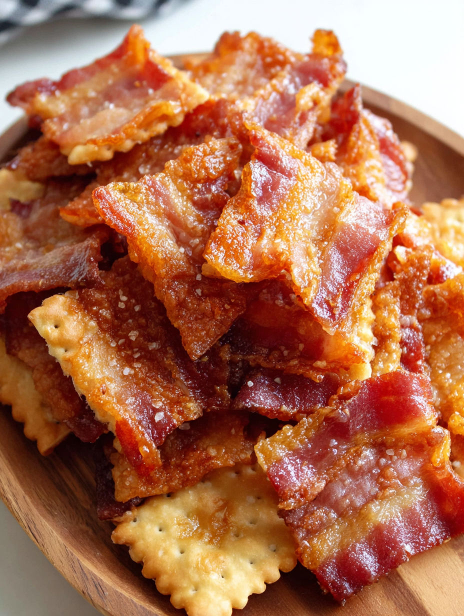 Bacon Crackers Sweet Savory.