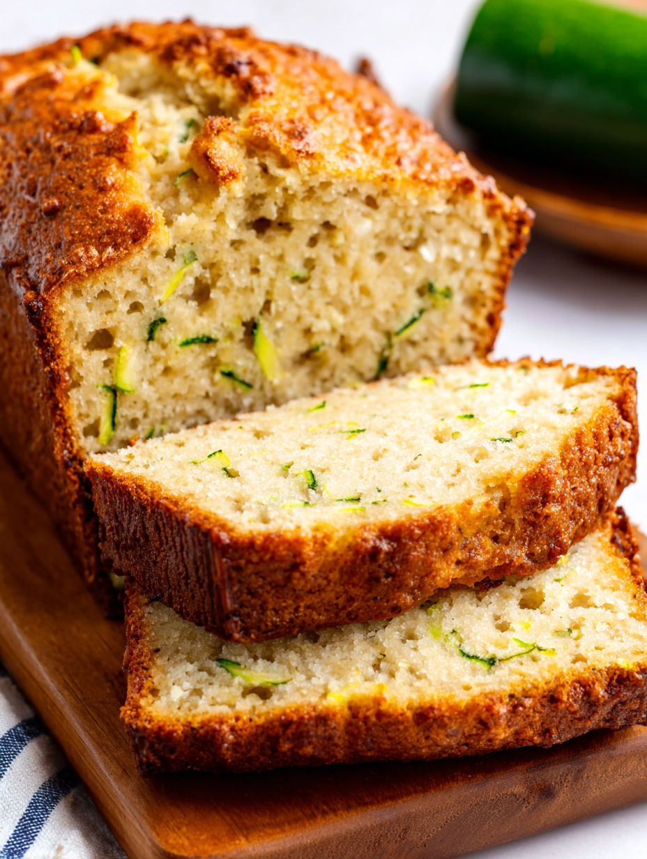 A slice of zucchini bread.