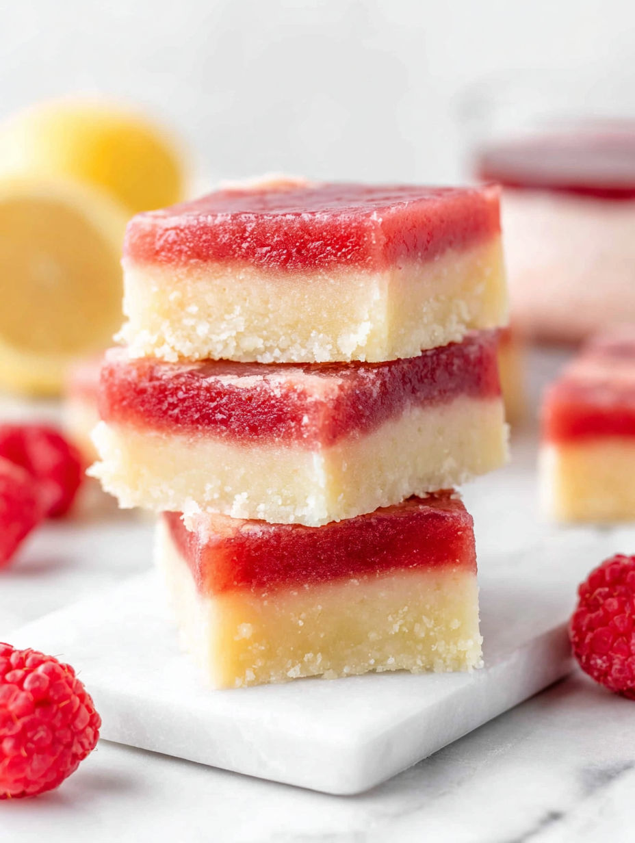 Lemon Raspberry Bars.