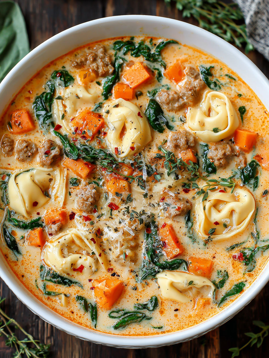 A bowl of soup with noodles, vegetables, and meat.
