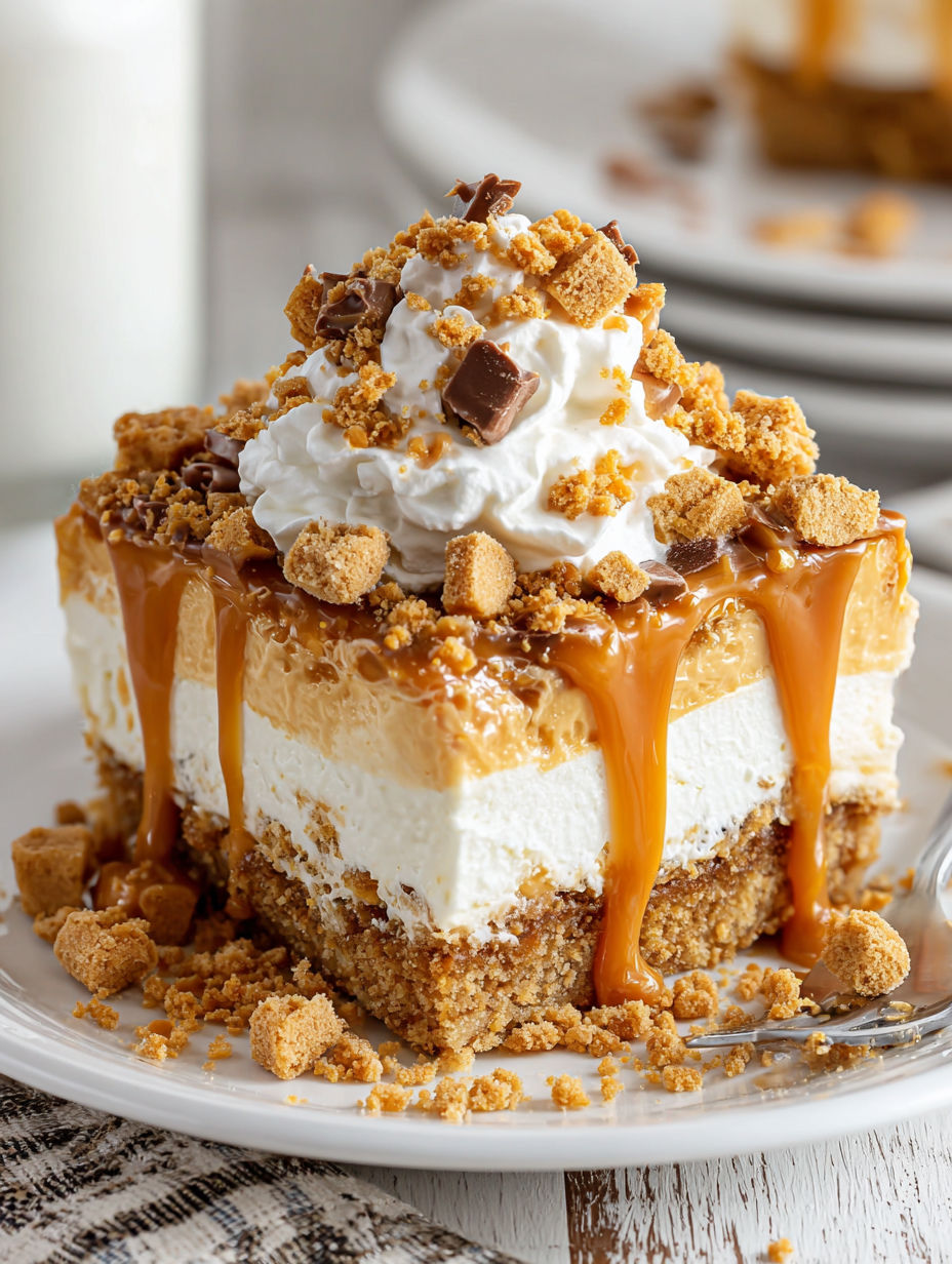 A slice of butterscotch delight.