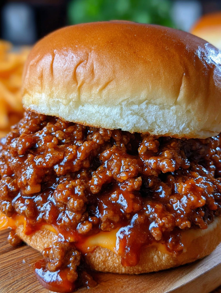 A chili cheese dog with chili on top.