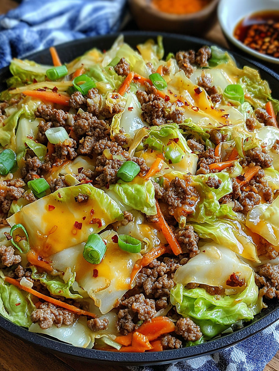 A close up of a stir fry with meat and vegetables.