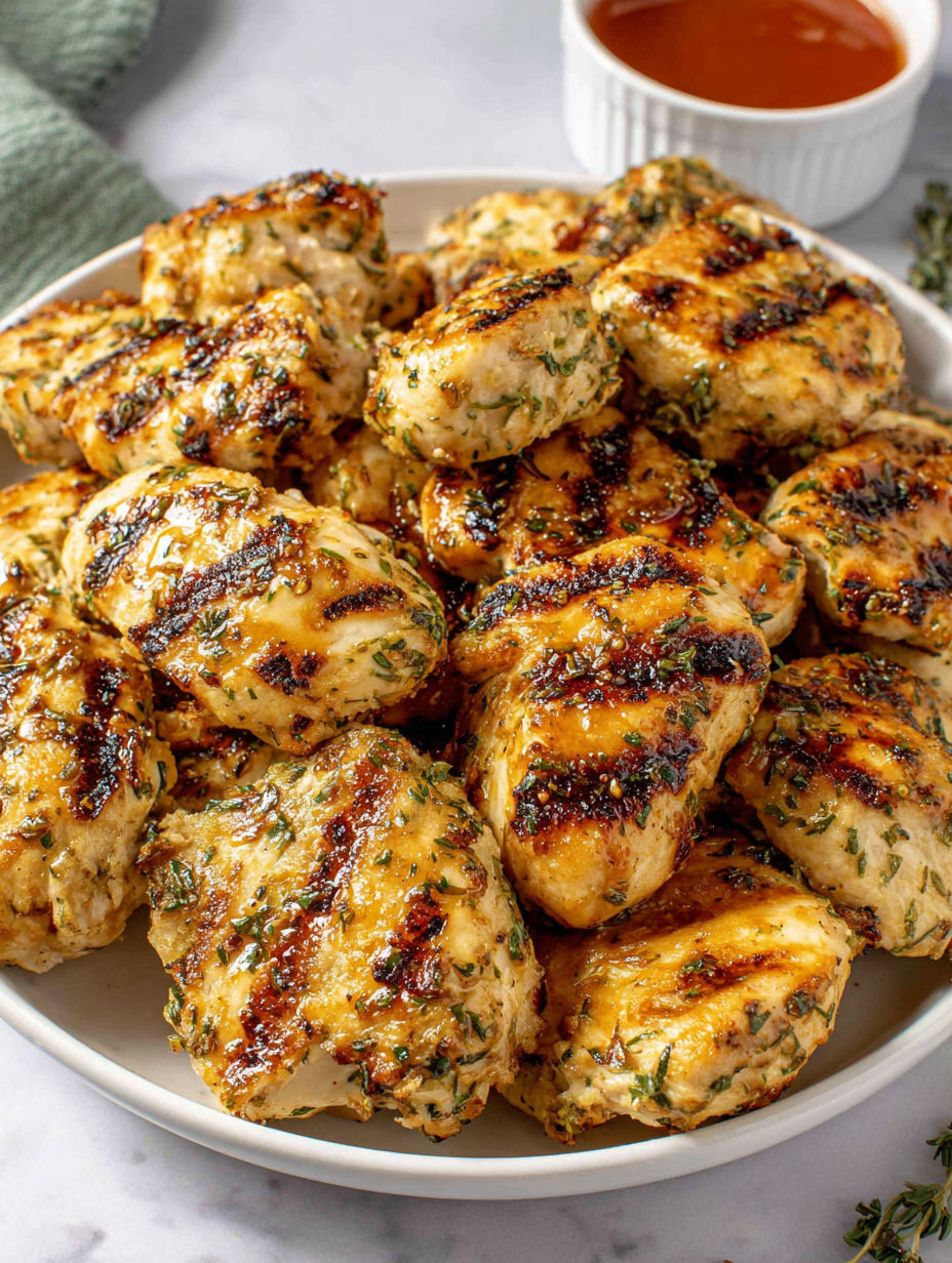 Chick fil a copycat grilled nuggets.