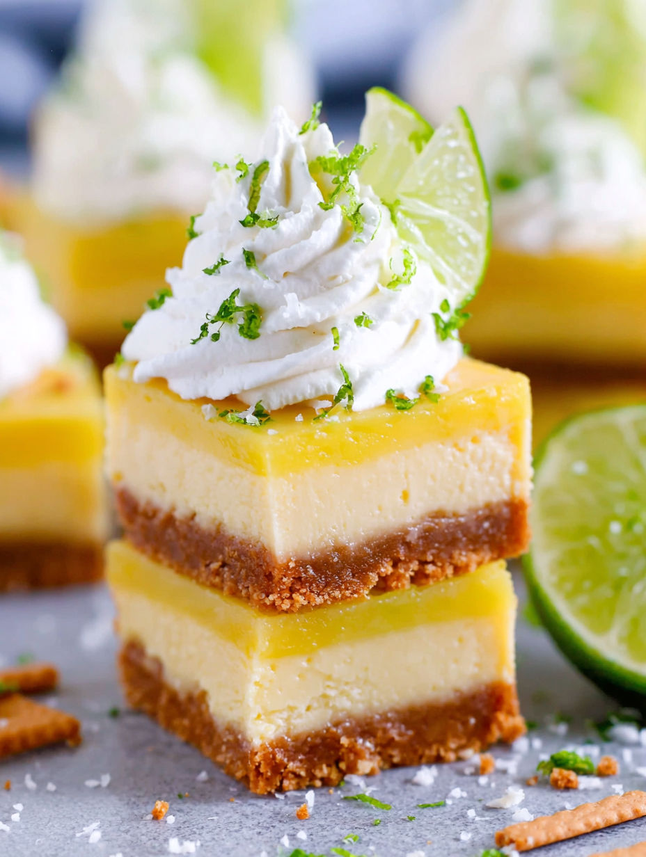 A slice of cake with white whipped cream on top.