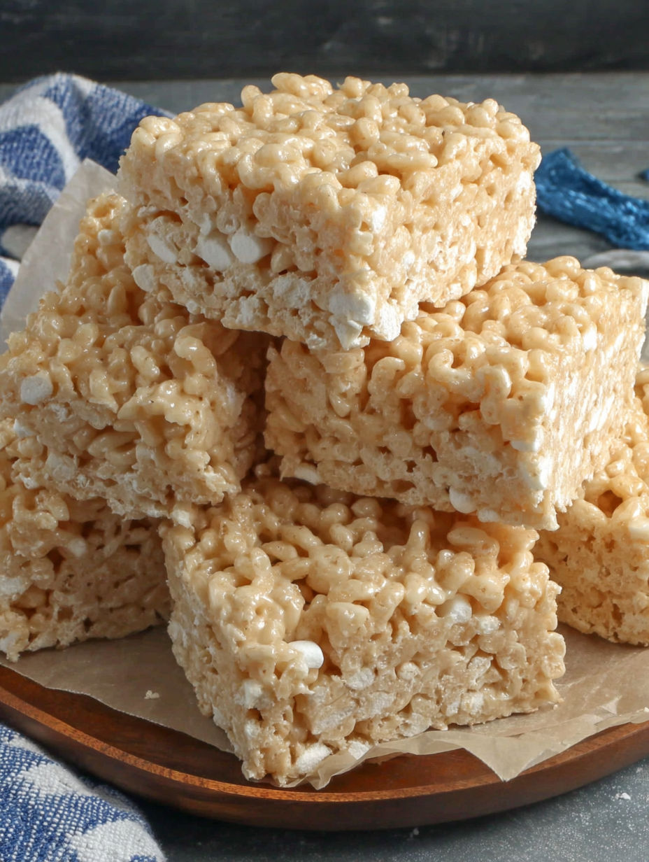 A stack of marshmallows on a plate.