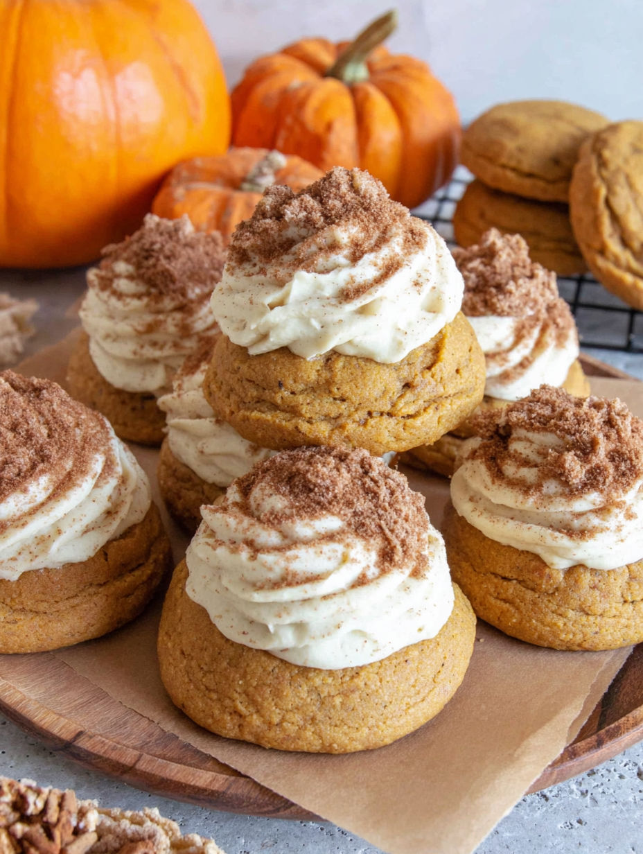 A plate of cookies with white frosting and brown sugar.