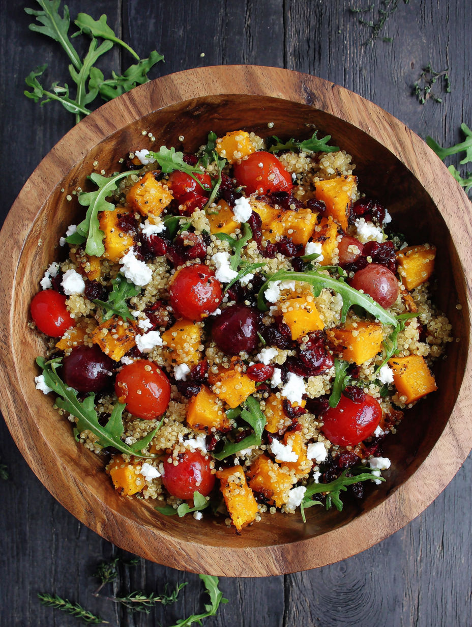 A bowl of food with a variety of ingredients.