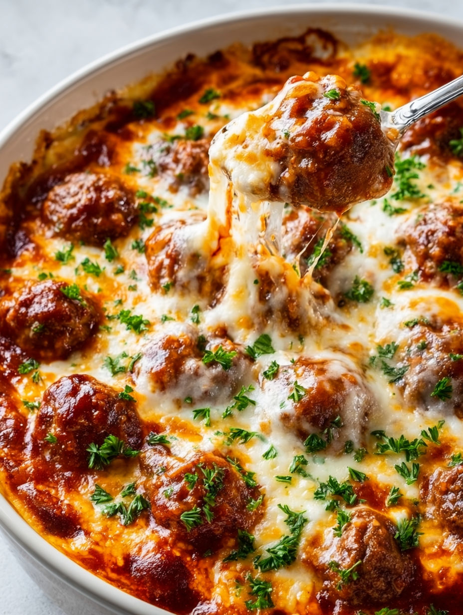 A bowl of food with a spoon in it.
