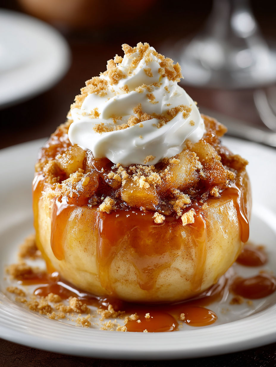 A dessert made of apples and pumpkin pie.