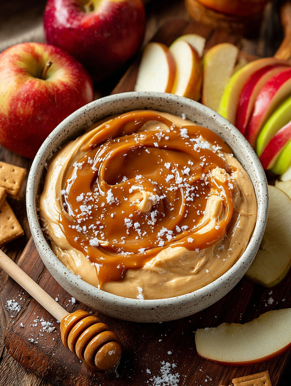 A bowl of peanut butter with a spoon in it.