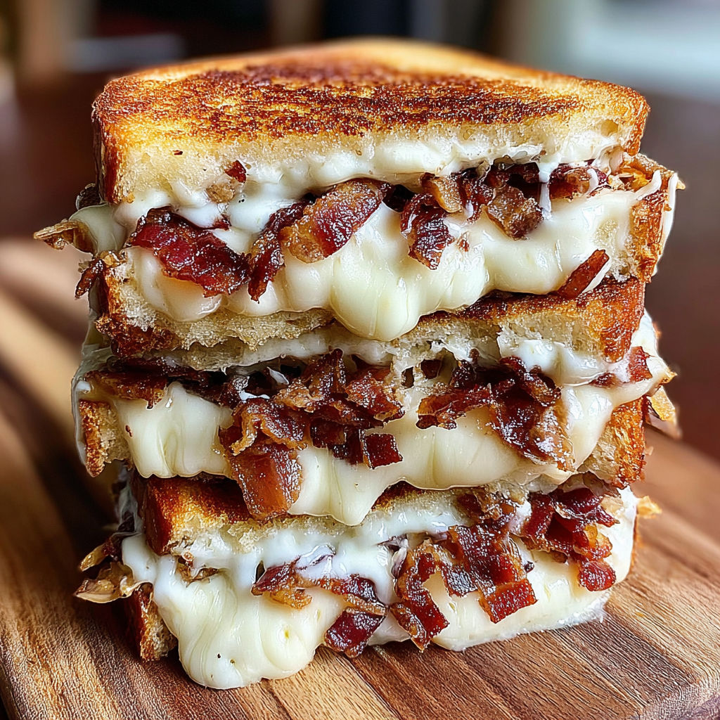 Triple cheese bacon ranch melt.