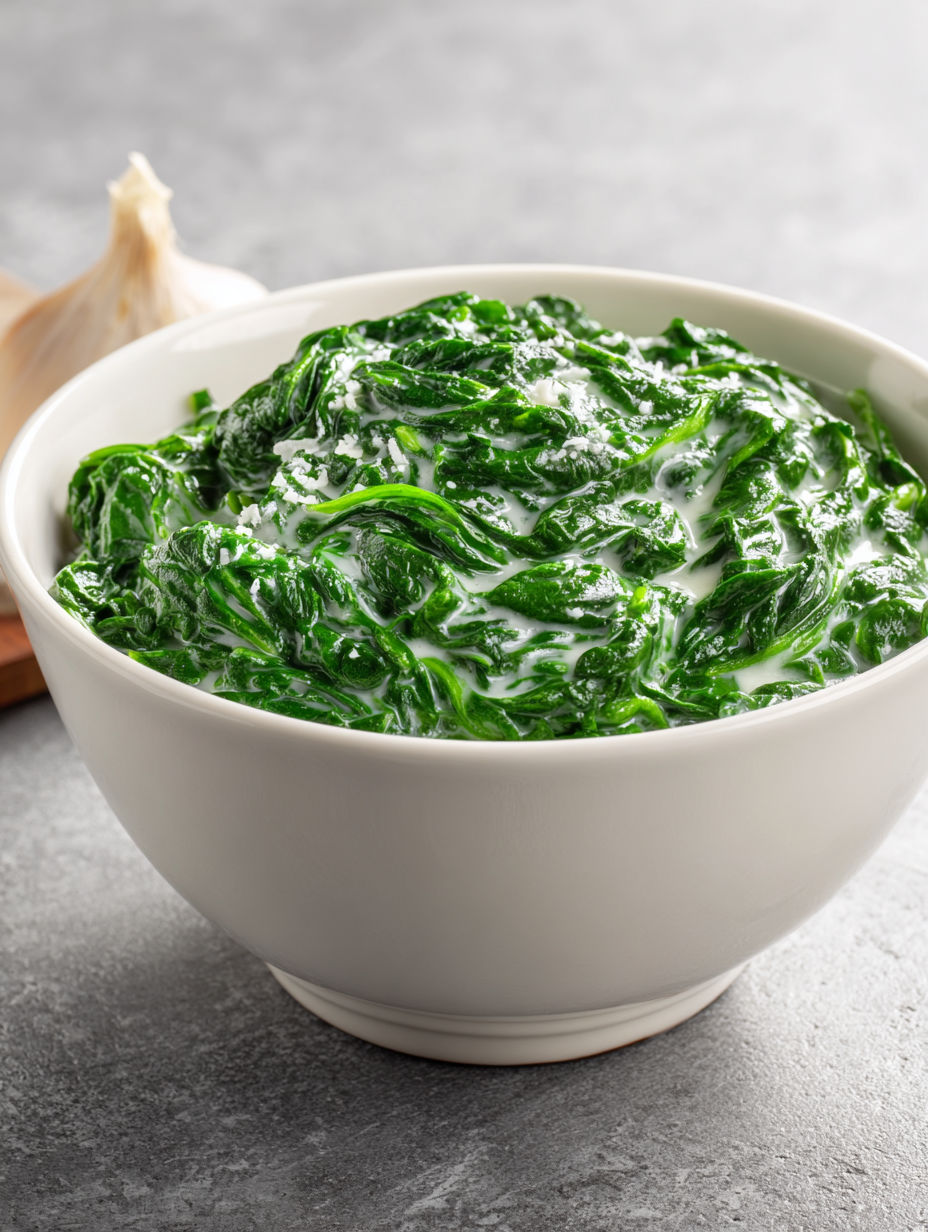 A bowl of green vegetables.