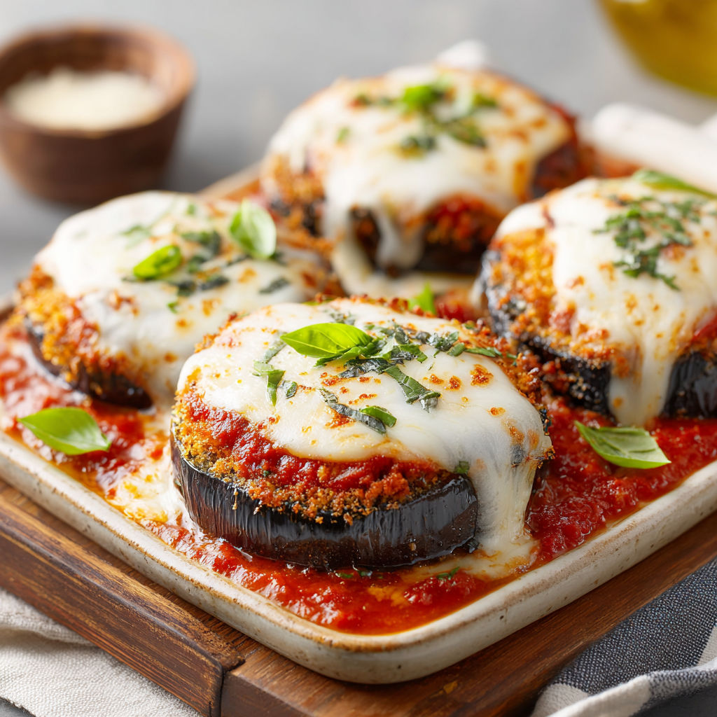 Vegan Eggplant Parmesan - Easy Vegan Dinner!