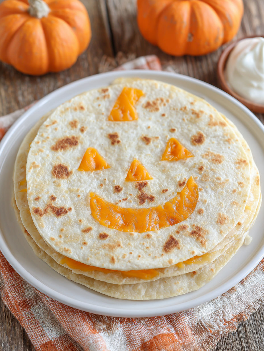 A plate of food with a smiley face drawn on it.