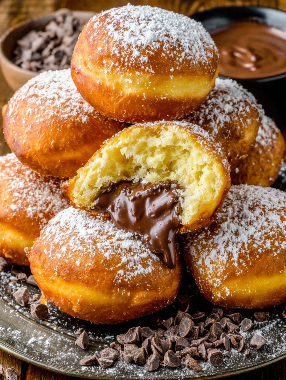 Chocolate Filled Donuts Classic.