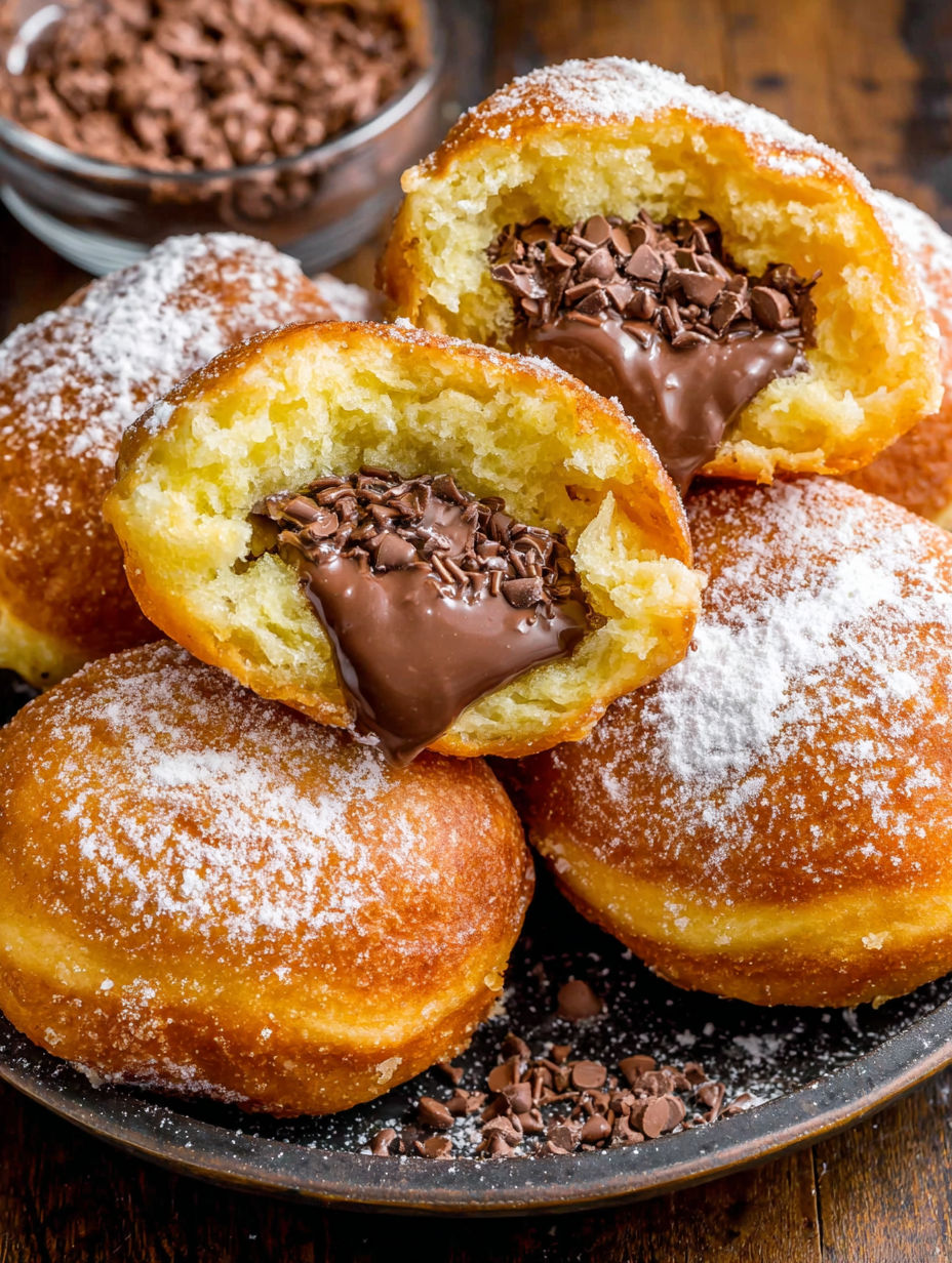 Chocolate Filled Donuts Classic.