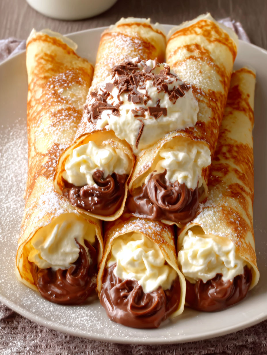 Niesamowite Naleśniki z Kremem i Czekoladą.