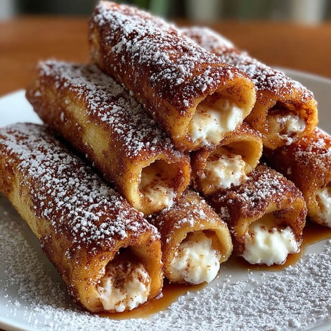 A plate of cinnamon french toast roll-ups.