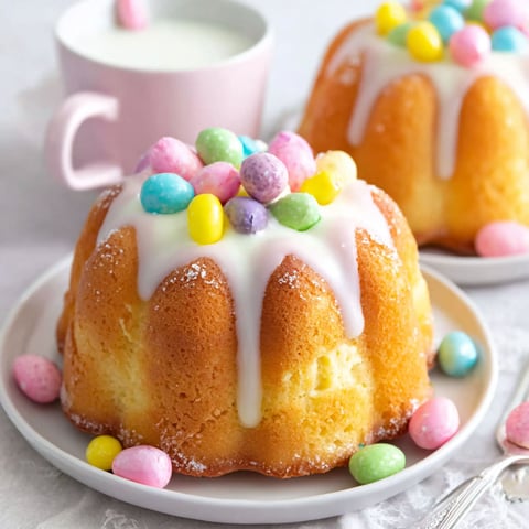 A cake with a hidden surprise inside.
