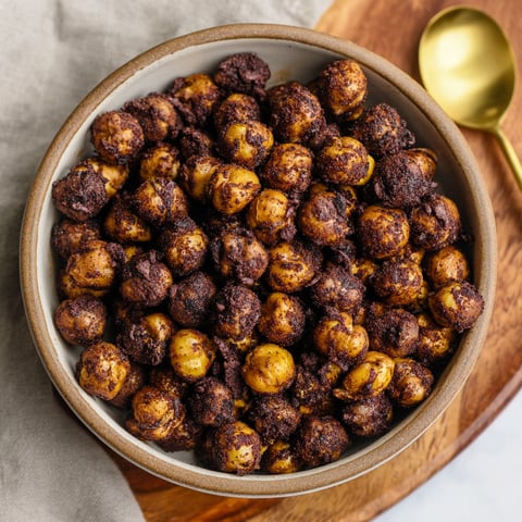 A bowl of chocolate covered cocoa puffs.