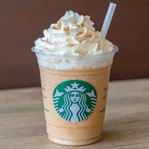 A Starbucks Pumpkin Spice Frappuccino Recipe.