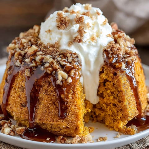 A slice of pumpkin spice cake with white frosting.