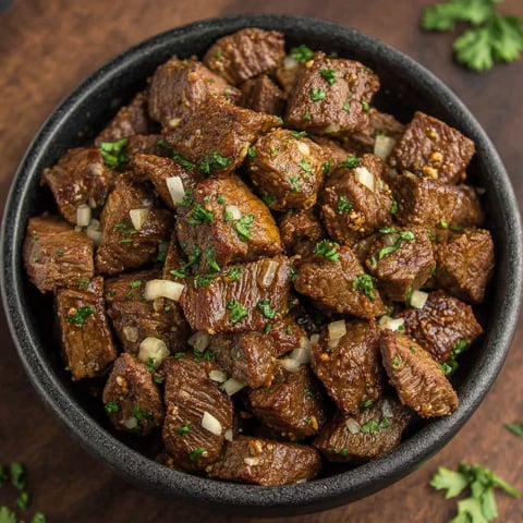 A bowl of beef stew with onions and green peppers.