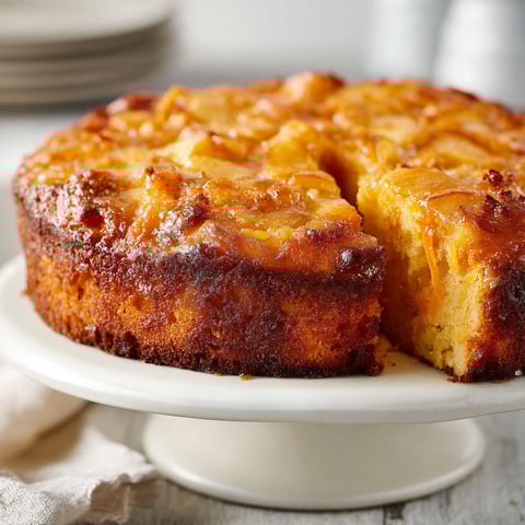 A slice of sweet potato apple cake on a plate.