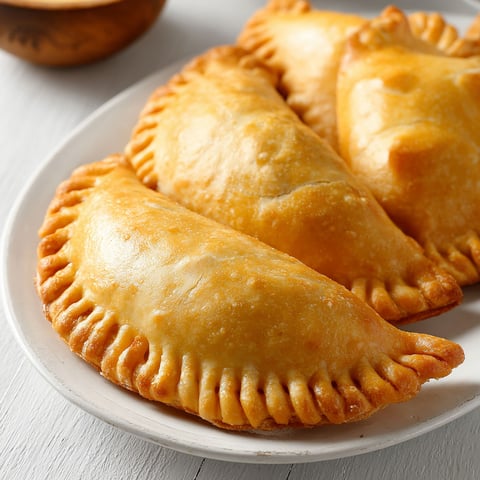 A plate of butternut squash empanadas.