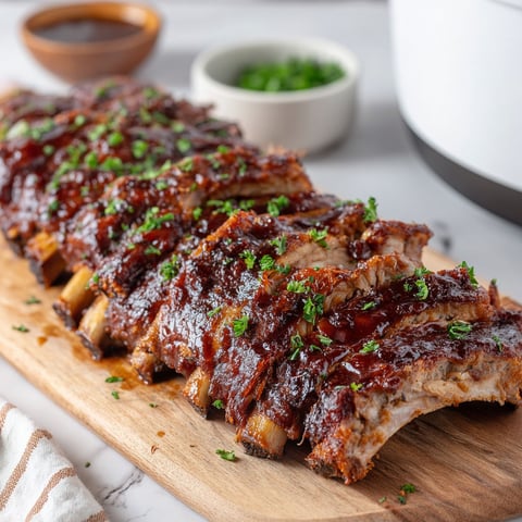 A delicious ribs meal with a side of sauce.